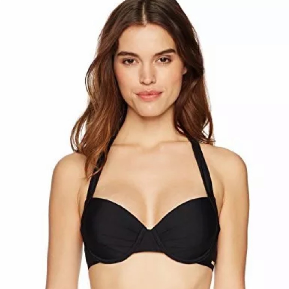 Calvin Klein Molded Underwire Swim Bikini Bra Top
